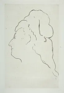 Profile of Eva Gonzalès turned to the left