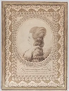Profile portrait of a woman