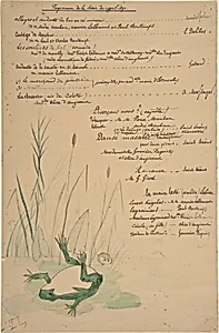 Program for the Evening of April 11, 1891