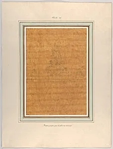 Project for a Fountain for La Place du Carrousel