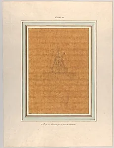 Project for a Fountain for La Place du Carrousel