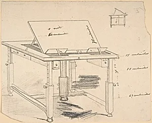 Project for a work table