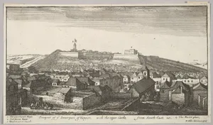 Prospect of the inner part of Tangier, with the upper Castle, from South-East, from "Views of Tangier"