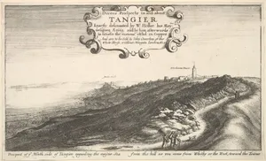 Prospect of ye North side of Tangier regarding the mayne Sea from the hill as you come from Whitby or the West, toward the Towne, from "Views of Tangier"
