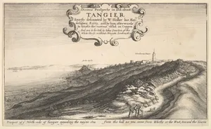 Prospect of ye North side of Tangier regarding the mayne Sea from the hill as you come from Whitby or the West, toward the Towne