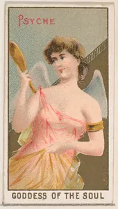 Psyche, Goddess of the Soul, from the Goddesses of the Greeks and Romans series (N188) issued by Wm. S. Kimball & Co.