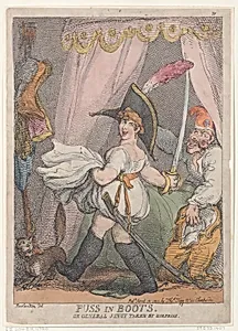 Puss in Boots or General Junot Taken by Surprise by Thomas Rowlandson|Thomas Tegg