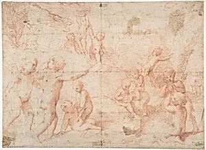 Putti and a Young Satyr at Play