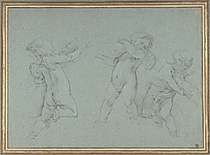 Putti Supporting a Garland