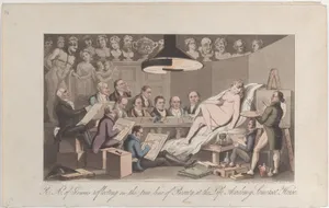 R.A.'s of Genius Reflecting on the True Line of Beauty, at the Life Academy Somerset House