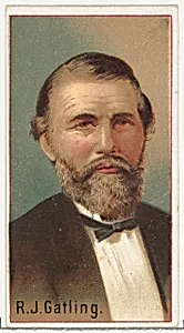 R. J. Gatling, printer's sample for the World's Inventors souvenir album (A25) for Allen & Ginter Cigarettes by Allen & Ginter