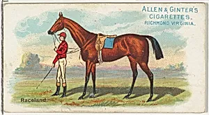 Raceland, from The World's Racers series (N32) for Allen & Ginter Cigarettes by Allen & Ginter|Lindner, Eddy & Claus