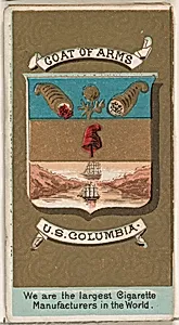 Rafael Nunez, President of U.S. Columbia, from the Rulers, Flags, and Coats of Arms series (N126-2) issued by W. Duke, Sons & Co. by W. Duke, Sons & Co.