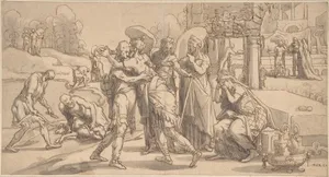 Raguel's Reception of Tobias at Ecbatana