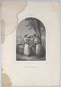 Rebecca and Eliezer by F. Chardon, Ainé|Horace Vernet|Hipolyte Lecomte|Furne et Cie.