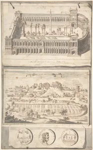 Reconstruction of the Circus Maximus (above) and a View of the Site (below)