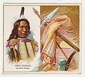 Red Cloud, Dakota Sioux, from the American Indian Chiefs series (N36) for Allen & Ginter Cigarettes by Allen & Ginter
