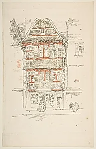 Red House, Paimpol by James McNeill Whistler