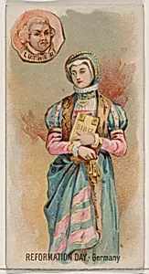 Reformation Day, Germany, from the Holidays series (N80) for Duke brand cigarettes by W. Duke, Sons & Co.|George S. Harris & Sons