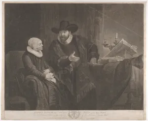 Regnier Hansloe, an Anabaptist Minister, and His Wife (Cornelis Claesz Anslo and His Wife Aeltje Gerritsdr Schouten)