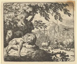 Renard Continues with His Lies from Hendrick van Alcmar's Renard The Fox