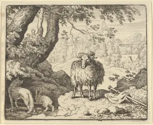 Renard Convinces the Rabbit to Enter His Burrow and Kills Him from Hendrick van Alcmar's Renard The Fox
