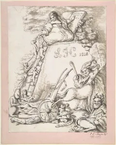 "Repository for Rubbish, vol. I, L.F.C 1828", Illustration for children's book