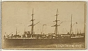 Republica, Brazil, from the Famous Ships series (N50) for Virginia Brights Cigarettes by Allen & Ginter