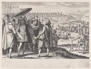 Restauration de L'Aqueduc de Pise (Restoring the Aqueduct in Pisa), from La Vie de Ferdinand Ier de Medici (The Life of Ferdinand I de'Medici)