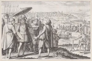 Restauration de L'Aqueduc de Pise (Restoring the Aqueduct in Pisa), from La Vie de Ferdinand Ier de Médicis série appelée aussi Les Batailles des Médicis (The Life of Ferdinand I de'Medici also called The Medici Battles)
