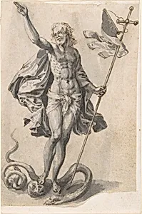Resurrection of Christ by Gotthard Ringgli|Anonymous, Netherlandish, 16th century|Johann Sadeler I|Jan Snellinck I