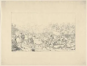 Return of a Raiding Party from Pennsylvania (from Confederate War Etchings)