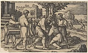 Return of the Prodigal Son, from The History of the Prodigal Son by Sebald Beham