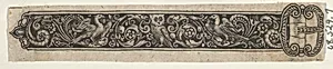 Reverse Copy of a Design for a Buckle with an Owl by Theodor de Bry