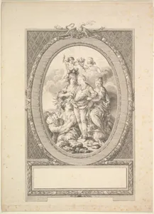 Reverse Copy of Allegory of Louis XVI on the Occasion of his Accession to the Throne of France in 1774