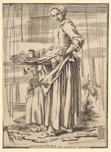 Reverse copy of Noisettes (Nutcrackers), from Les Cris de Paris (The Cries of Paris)