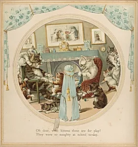 Revolving Pictures, A Novel Colour Book with Dioramic Effects by Ernest Nister|E. P. Dutton and Company|Clifton Bingham|Ernest Nister