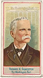 Richard H. Silvester, The Washington Post, from the American Editors series (N1) for Allen & Ginter Cigarettes Brands by Allen & Ginter