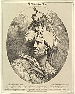 Richard II (from "Twelve Characters from Shakespeare") by John Hamilton Mortimer|William Shakespeare