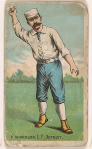Richardson, Left Field, Detroit, from the Gold Coin series (N284) for Gold Coin Chewing Tobacco
