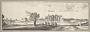 Richmond Palace by Wenceslaus Hollar