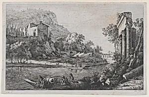 River Crossing by Jean Jacques de Boissieu