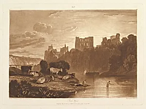River Wye (Liber Studiorum, part X, plate 48) by Joseph Mallord William Turner|William T. Annis|Joseph Mallord William Turner
