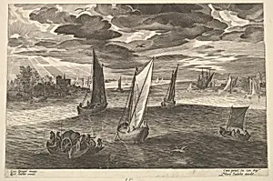 Riverscape with Boats