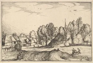 Road into a Village, plate 19 from "Regiunculae et Villae Aliquot Ducatus Brabantiae"
