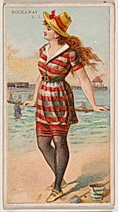 Rockaway, Long Island, from the Surf Beauties series (N232), issued by Kinney Bros. by Kinney Brothers Tobacco Company