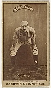 Roger Connor, New York Giants/Gothams, from the Old Judge series (N172) for Old Judge Cigarettes by Goodwin & Company