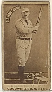 Roger Connor, New York Giants/Gothams, from the Old Judge series (N172) for Old Judge Cigarettes by Goodwin & Company