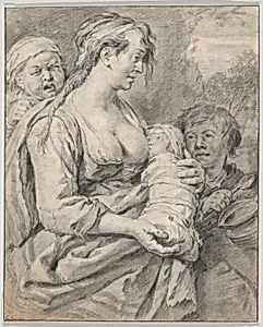 Roma Mother with Children