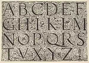 Roman Majuscule Alphabet